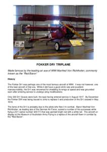 Microsoft Word - Fokker DR1 Triplane.doc