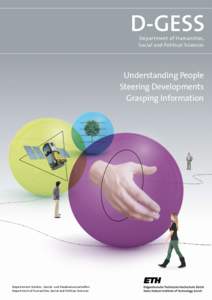 D-Gess Department of Humanities, Social and Political Sciences Understanding People Steering Developments