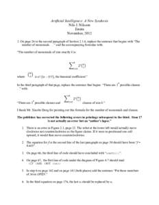 Equations / Elementary algebra