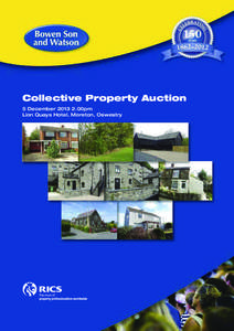Collective Property Auction 5 December[removed]00pm Lion Quays Hotel, Moreton, Oswestry 8 lots for sale by Auction (Unless previously sold/withdrawn).