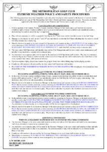 Microsoft Word - Extreme weather policy and safety procedures MAY 2009.doc
