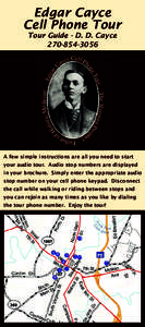 Edgar Cayce Cell Phone Tour y Ca  ce Cell Ph
