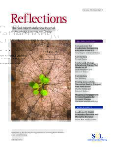Reflections  Volume 14, Number 4 The SoL North America Journal on Knowledge, Learning, and Change