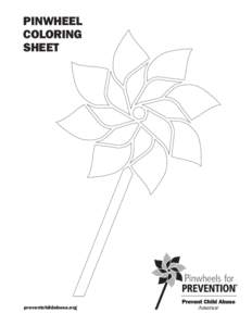 pinwheel coloring sheet preventchildabuse.org