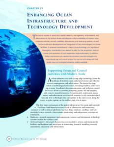 CHAPTER 27 - ENHANCING OCEAN INFRASTRUCTURE AND TECHNOLOGY DEVELOPMENT