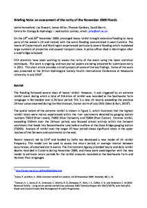 Microsoft Word - Nov 09 Floods - CEH website article - FINAL.docx