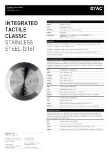 technical data sheet version 02 publishedintegrated Tactile