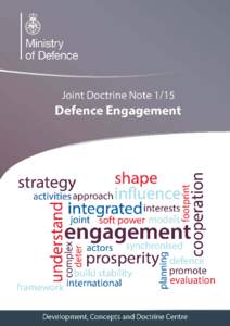 JDN 1/15 Defence Engagement
