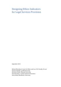 Designing ethical indicators LSB UK Report Sept 2012