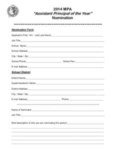 Microsoft Word - AP of the Year Nomination Form.docx