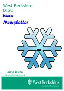 West Berkshire DISC Winter Newsletter