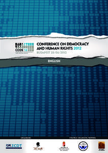 ENGLISH  CODE – Conference on Democracy and Human Rights  Wallenberg Year in Hungary