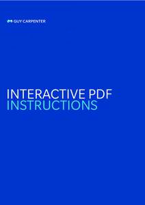 INTERACTIVE PDF INSTRUCTIONS This interactive PDF allows you to access information easily, search for a specific item, or go directly to the first page of that section.