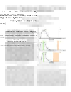 Adrenaline: Pinpointing and Reining in Tail Queries with Quick Voltage Boosting Chang-Hong Hsu⇤ , Yunqi Zhang⇤ , Michael A. Laurenzano⇤ , David Meisner† , Thomas Wenisch⇤ , Jason Mars⇤ , Lingjia Tang⇤ , Ron