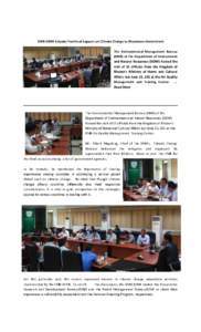 EMB-DENR Extends Technical Support on Climate Change to Bhutanese Government The Environmental Management Bureau (EMB) of the Department of Environment and Natural Resources (DENR) hosted the visit of 15 officials from t