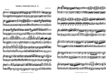 7  45 Sonata a Violoncello Solo (G. 1) Luigi Boccherini