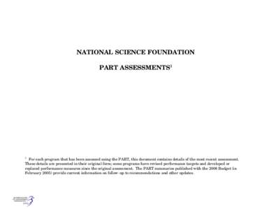 PART: National Science Foundation