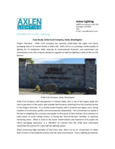 Axlen LightingCox Avenue, Suite 130 Saratoga, CAUSA e-mail : 