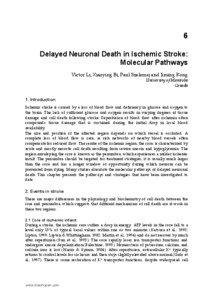 6 Delayed Neuronal Death in Ischemic Stroke: Molecular Pathways