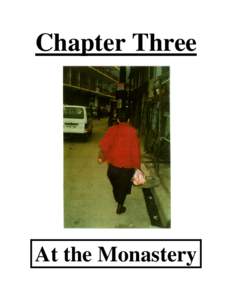 Chapter Three  At the Monastery T