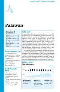 ©Lonely Planet Publications Pty Ltd  Palawan Why Go? Puerto Princesa & Around .......................... 373