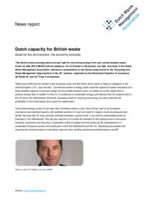 Nederlandse capaciteit benutten voor Brits afval