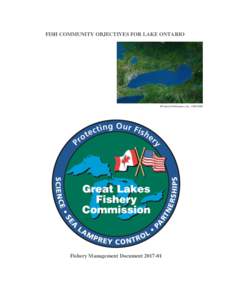 FISH COMMUNITY OBJECTIVES FOR LAKE ONTARIO  ©Federal Publications, Inc., Fishery Management Document