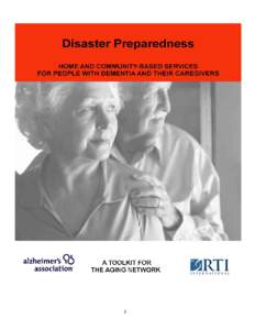 1  Disaster Preparedness Section 1 – About This Toolkit Section 2 – Promising Practices