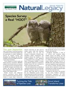 Issue #36 Spring[removed]Species Survey a Real “HOOT”  This past September