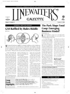 [removed]p1-16_Layout[removed]:47 PM Page 1  OFFICIAL NEWSLETTER OF THE PARK SLOPE FOOD COOP Established 1973
