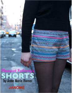 Pleasant Pathways Shorts by Anna Maria Horner forJanome Size Chart (use your body measurements to follow which size to sew): size waist hip XS