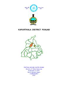 KAPURTHALA DISTRICT PUNJAB  CENTRAL GROUND WATER BOARD