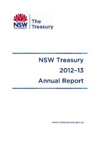 NSW Treasury Annual Report[removed]