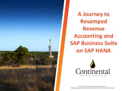 A Journey to Revamped Revenue Accounting and SAP Business Suite on SAP HANA