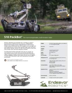 Military robots / IRobot / Unmanned ground vehicles / PackBot / Robot