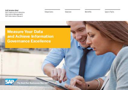 SAP Solution Brief SAP Solutions for Enterprise Information Management SAP Information Steward  Objectives