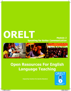 ORELT Ltr covers.indd[removed]:53:36 AM ORELT Open Resources for English Language Teaching
