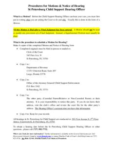 Microsoft Word - CSHO Motions  NOHs- August 2013.doc
