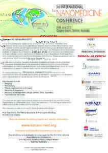 3rd INTERNATIONAL  NANOMEDICINE CONFERENCE  2-4th July 2012