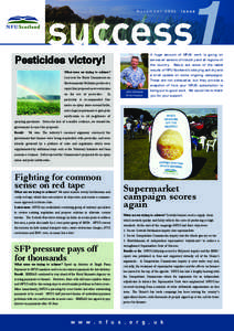 November[removed]A huge amount of NFUS work is going on Pesticides victory!