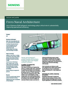 Frers Naval Architecture and Engineering case study