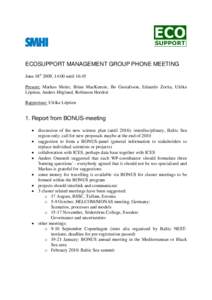 Microsoft Word - minutes_ecosupport_management_group_meeting_20090618.doc