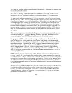 Microsoft Word - GTU CTNS press release April 28--final.doc