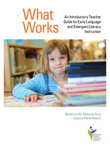 What Works An Introductory Teacher Guide for Early Language and Emergent Literacy