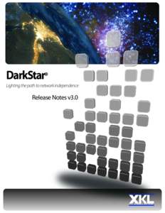 DarkStar Release Notes v3.0 candidate.book