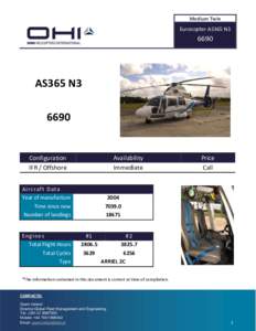 Medium Twin  Eurocopter AS365 N3 6690
