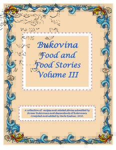 BUKOVINA COOKBOOK, VOLUME III-MERLE KASTNER-p27.pub