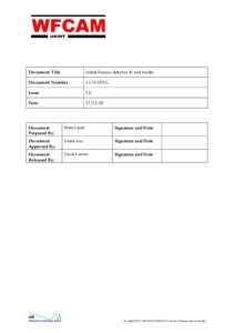 Document Title  Initial Science detector 41 test results Document Number