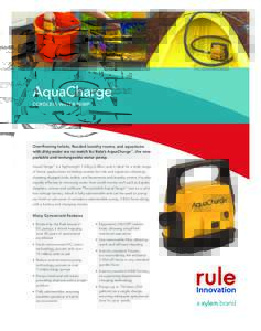 AquaCharge  ™ Cordless Water Pump