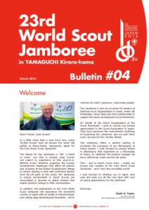 23rd World Scout Jamboree in YAMAGUCHI Kirara-hama  Bulletin #04